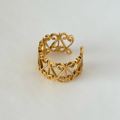 [ gold ] garden heart [ free size ]