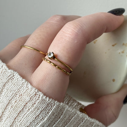 [ labradorite ] double chain gold
