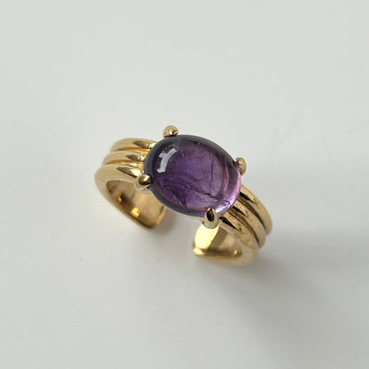 [ amethyst ] trois gold