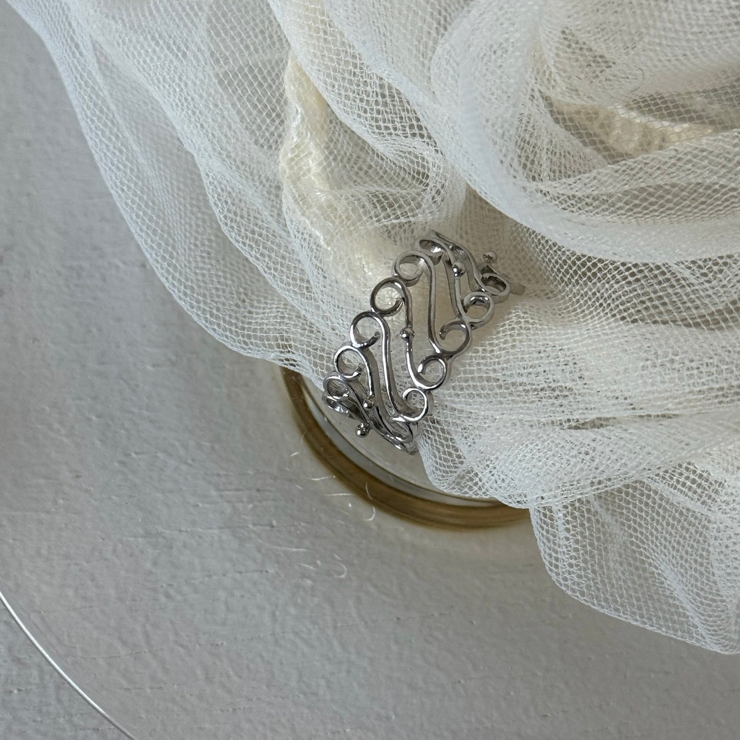 [ silver ] garden decor [ free size ]