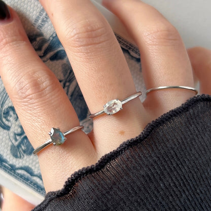 【 recommended set 】oval & drop silver