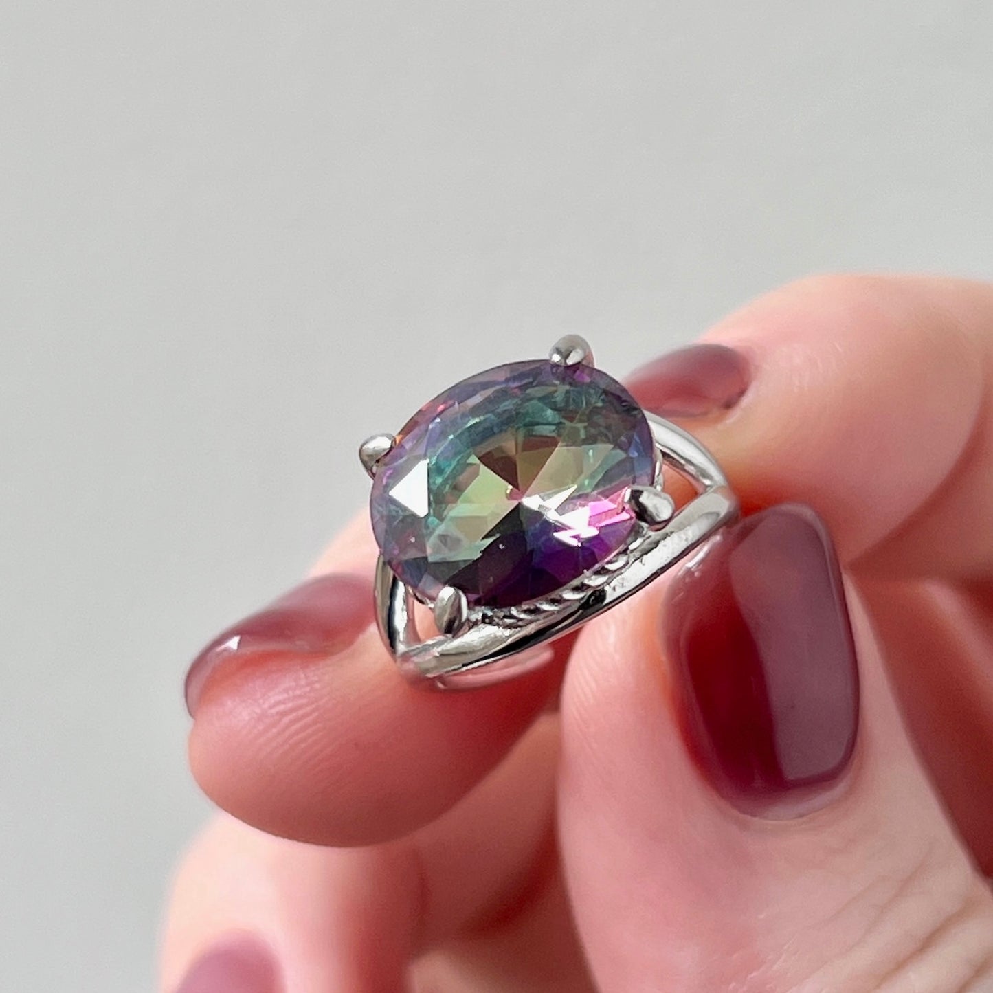 [ mystic quartz ] reine pinky silver