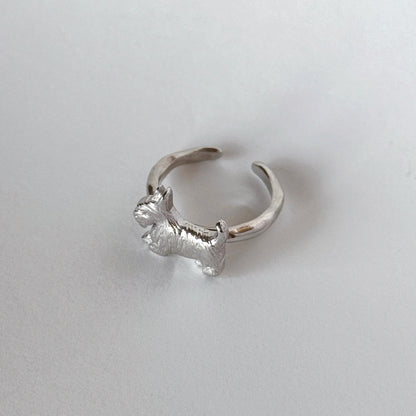 [ silver ] terrier pinky [ free size ]