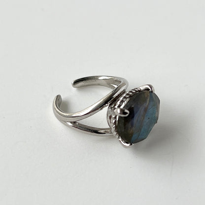 [ labradorite ] reine pinky silver