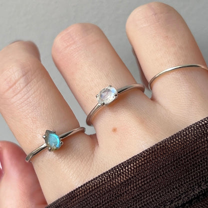 【 recommended set 】oval & drop silver