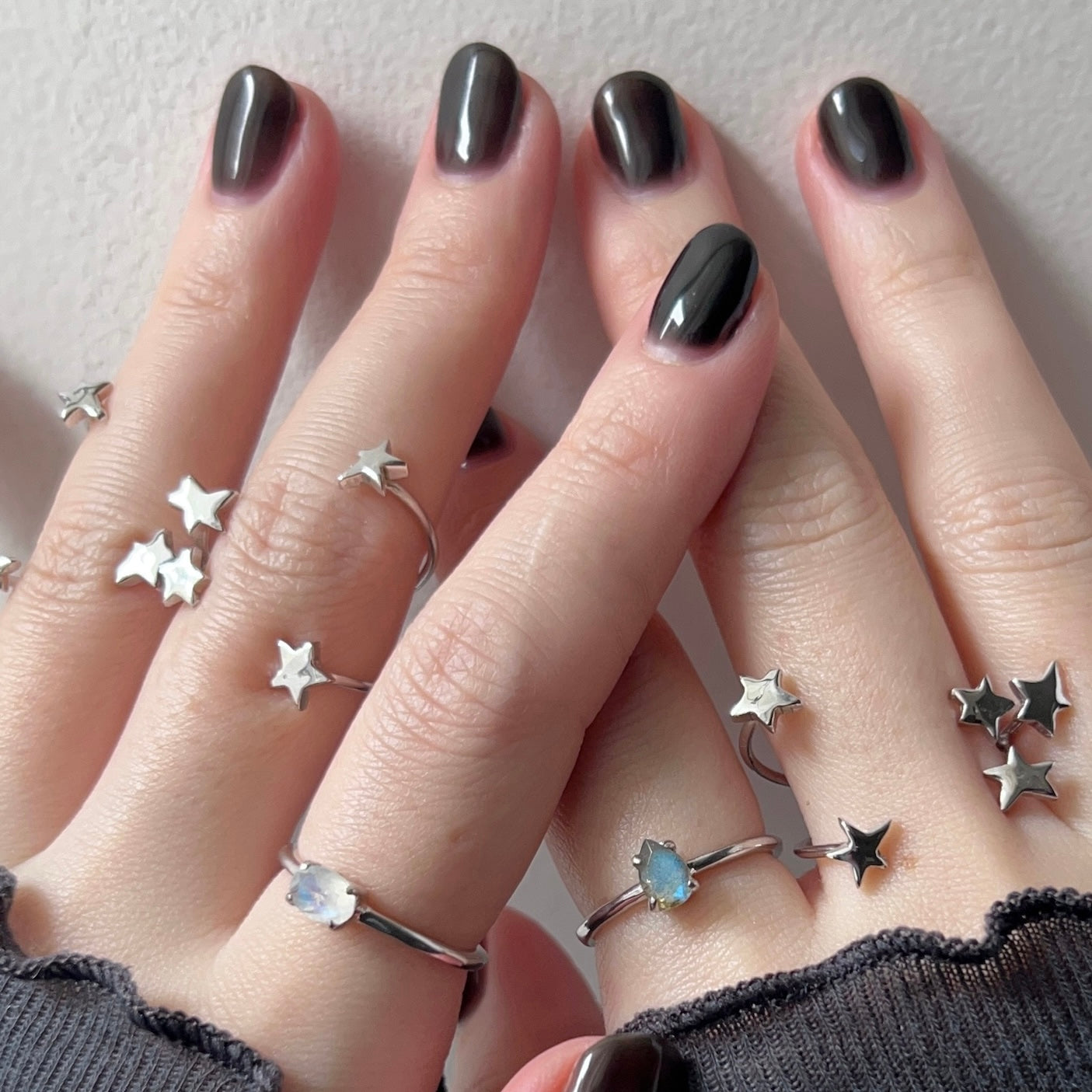 【 recommended set 】oval & drop silver