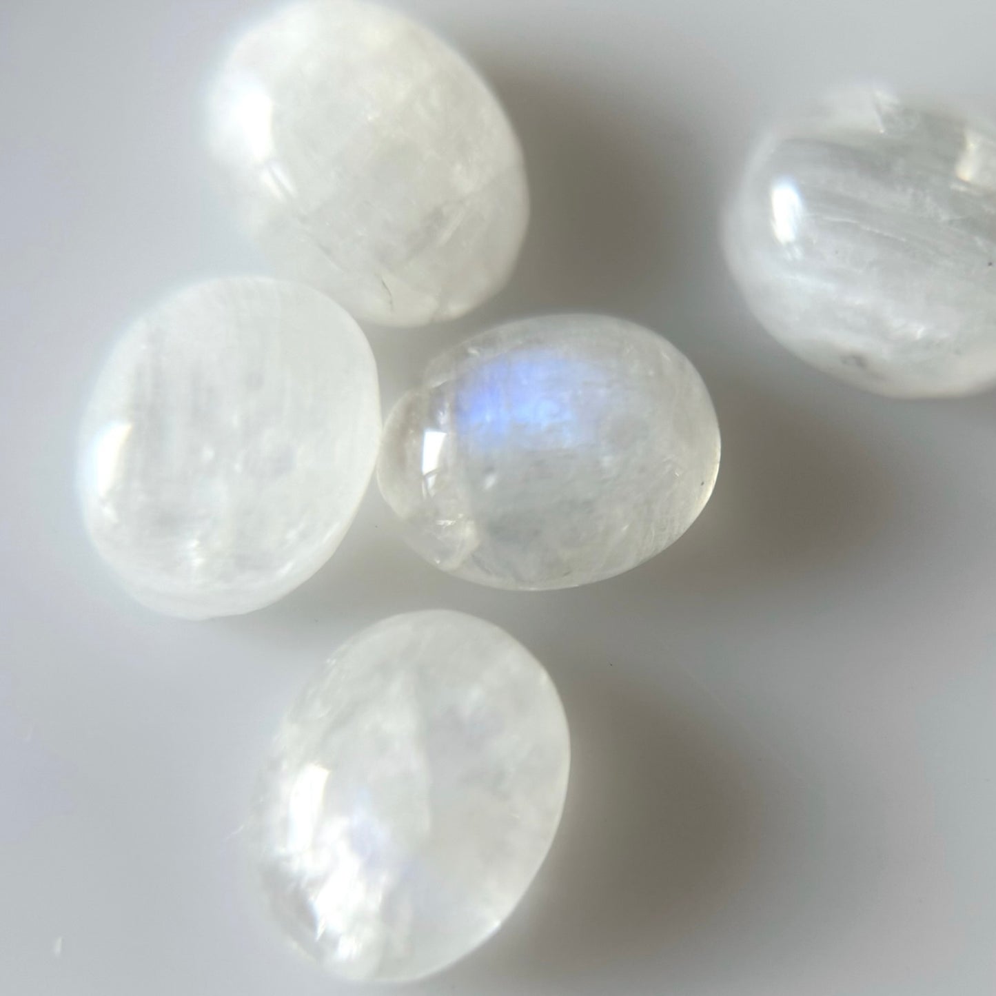 [ rainbow moon stone ] four pointed star gold [ free size ]