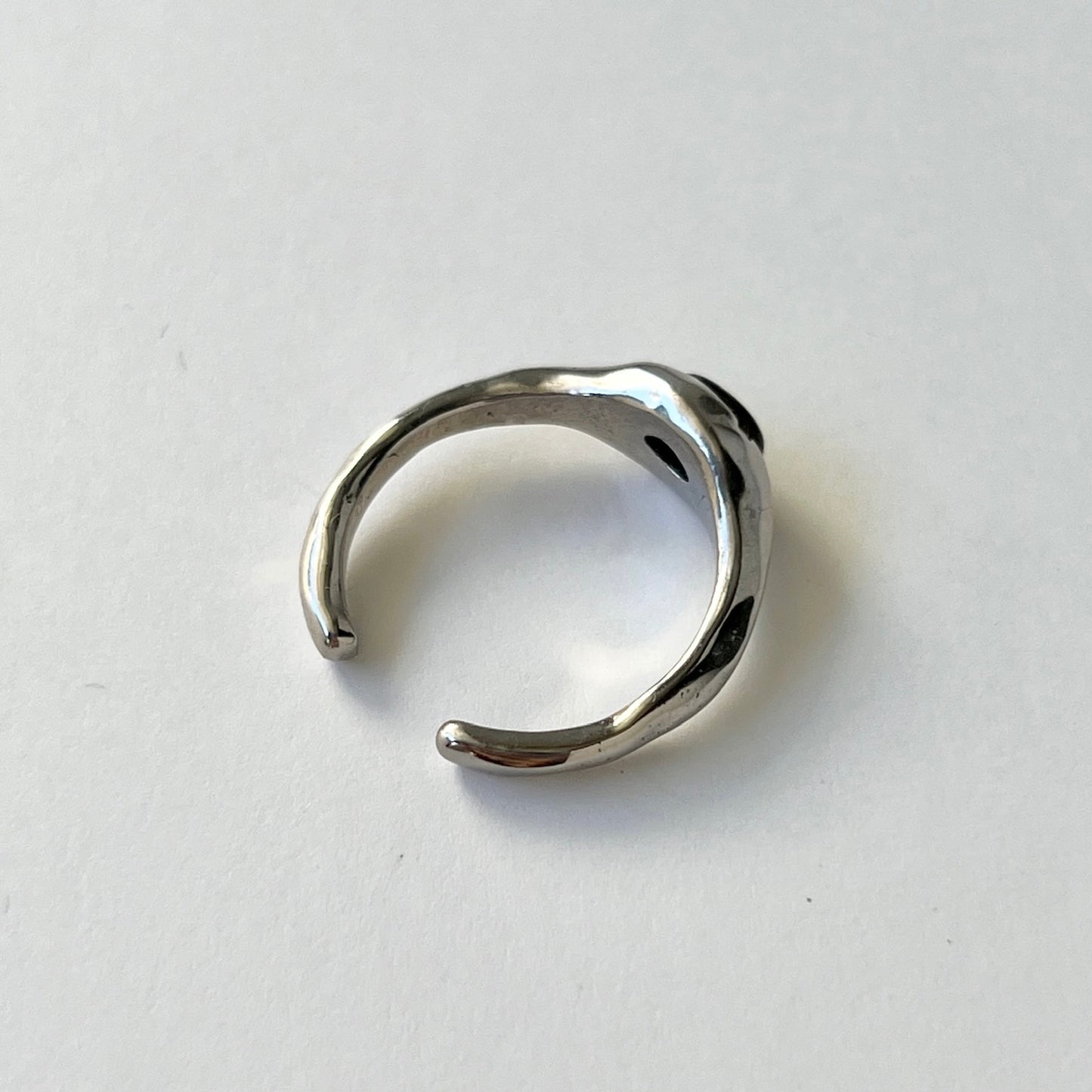 [ blue labradorite ] pebble silver [ free size ]