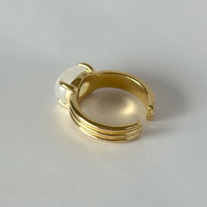 [ moon stone ] trois gold