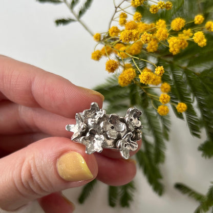 [ silver ] mimosa ring