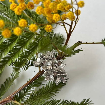 [ silver ] mimosa ring