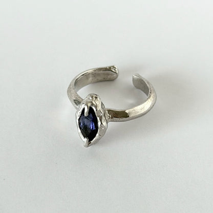 [ iolite ] marquis stone silver
