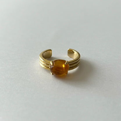 [ orange amber ] trois gold