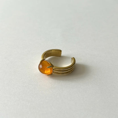 [ orange amber ] trois gold