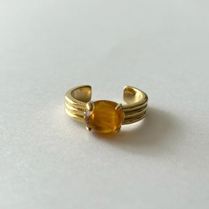 [ orange amber ] trois gold