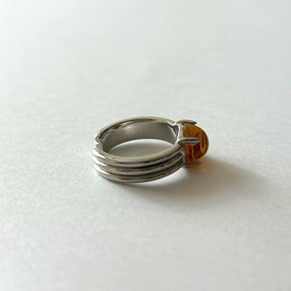 [ orange amber ] trois silver