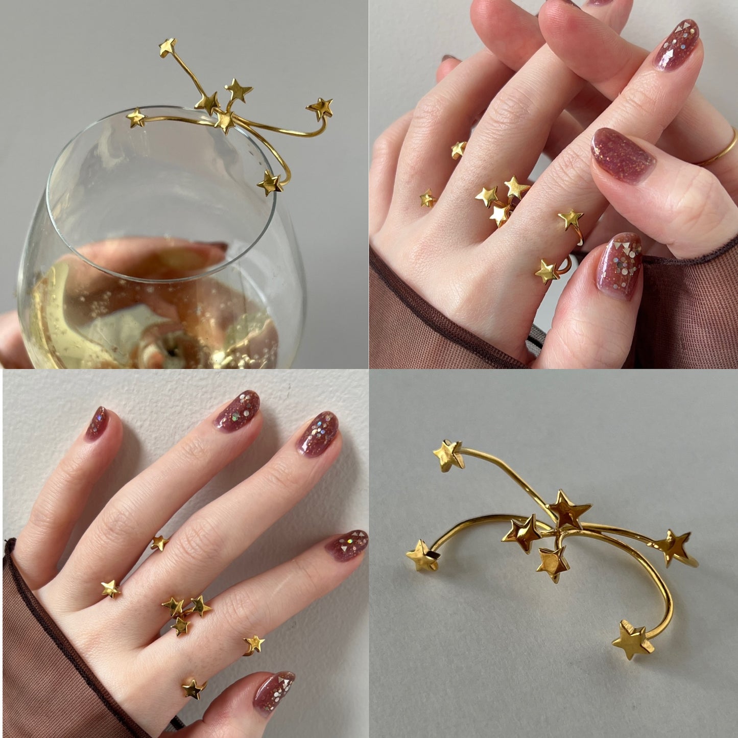 [ gold ] double orion [ free size ]