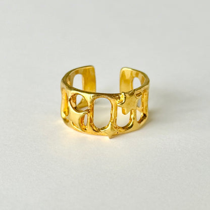 [ lux ring ] ring gold