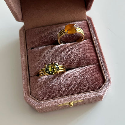 [ orange amber ] trois gold