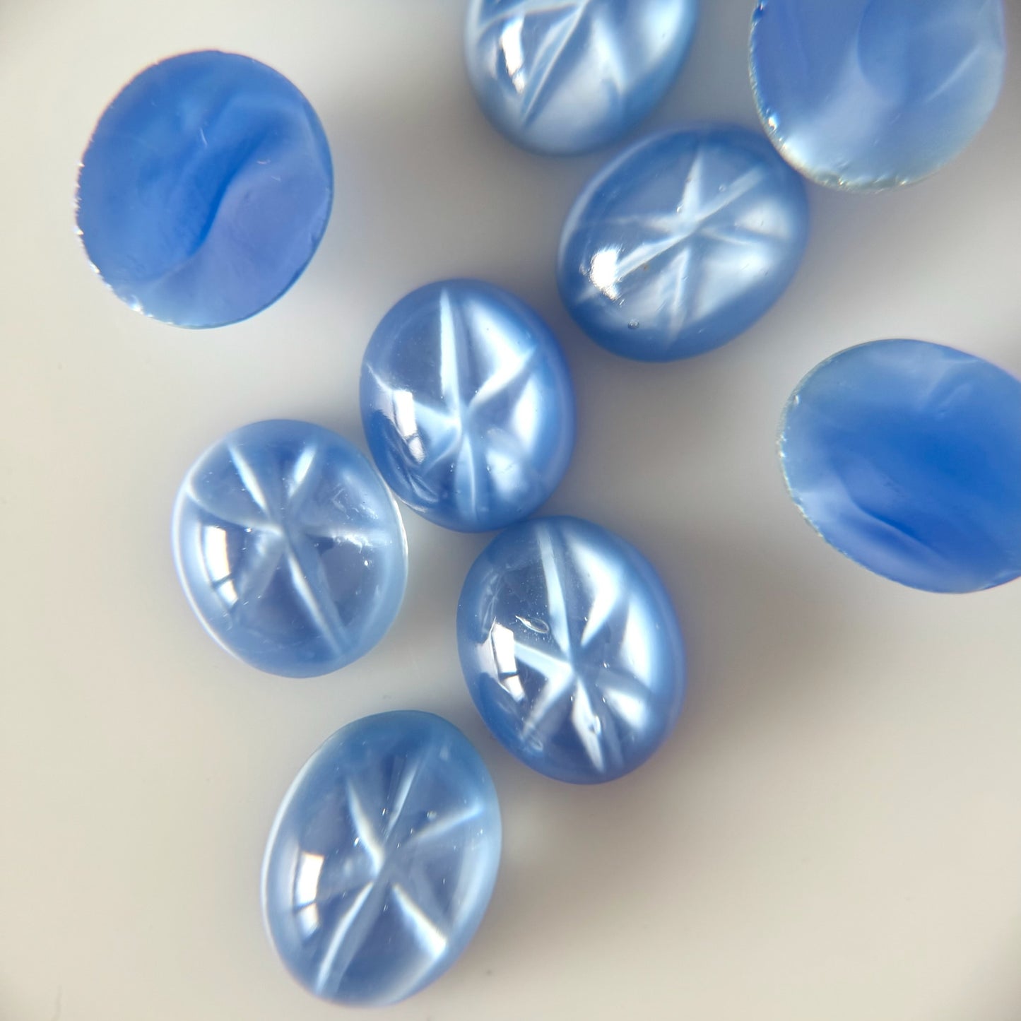 [ star blue ] twinkle ring silver