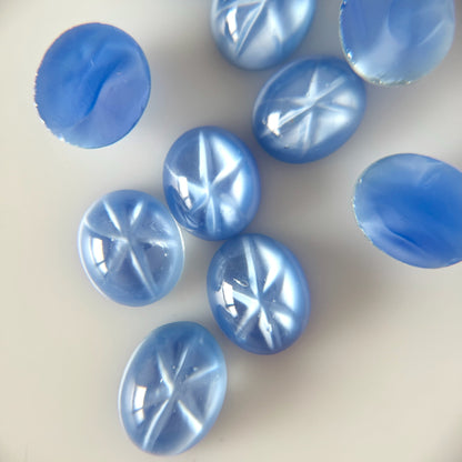 [ star blue ] twinkle ring silver