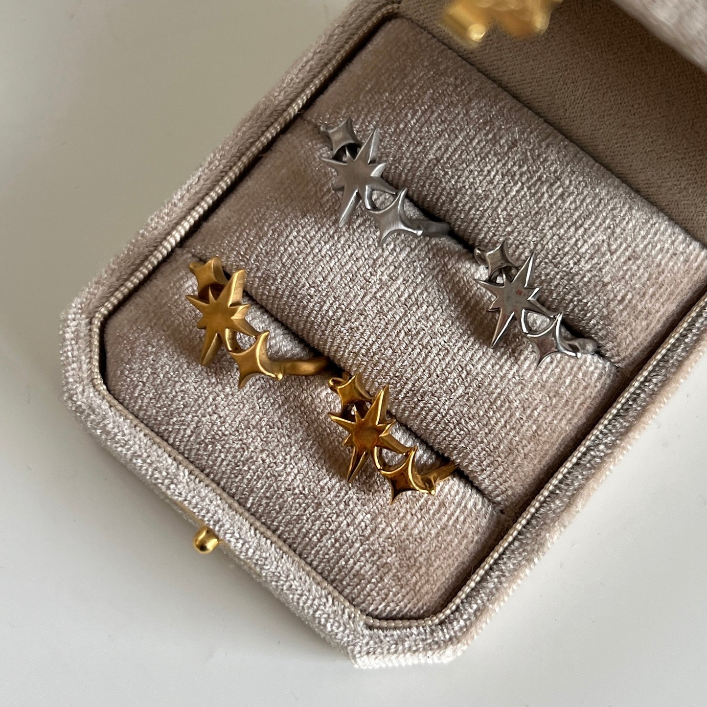 [ matte gold ] ptolemaeus ring [ free size ]