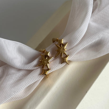 [ matte gold ] ptolemaeus ring [ free size ]