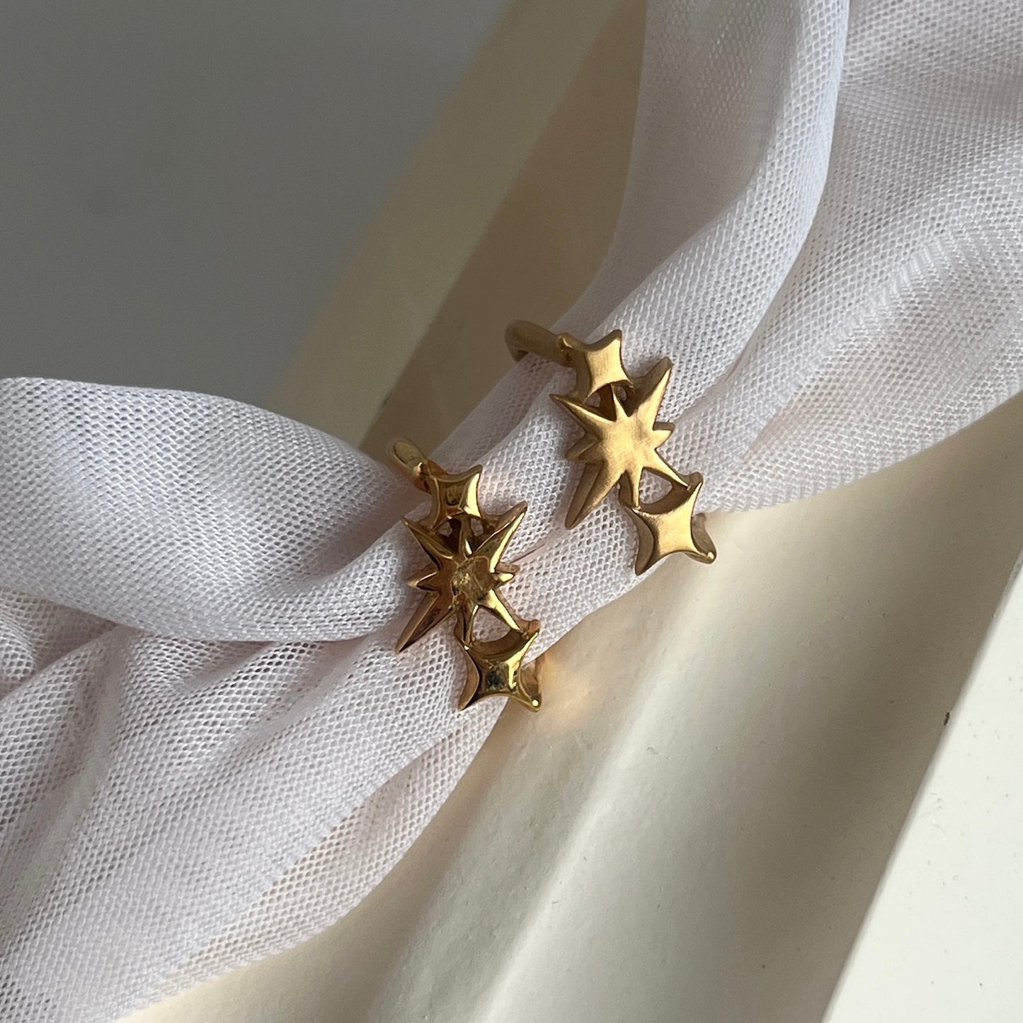 [ matte gold ] ptolemaeus ring [ free size ]