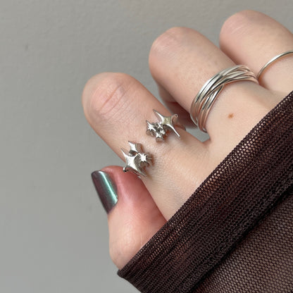 [ silver ] meteor [ free size ]