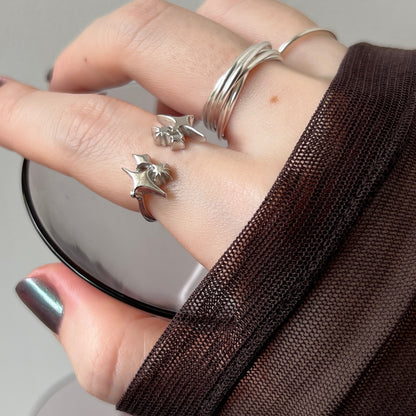 [ silver ] meteor [ free size ]