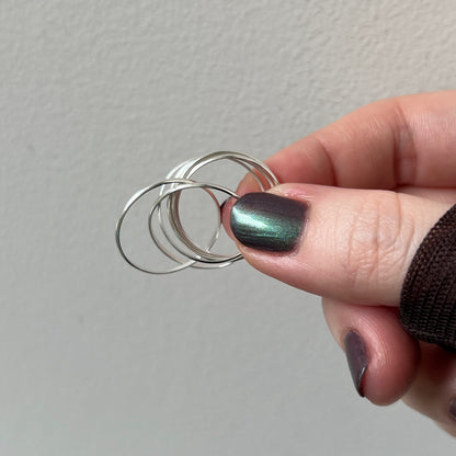 [ silver ] seven ring [ free size ]