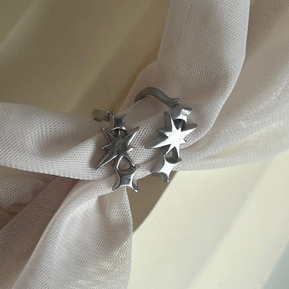 [ matte silver ] ptolemaeus ring [ free size ]