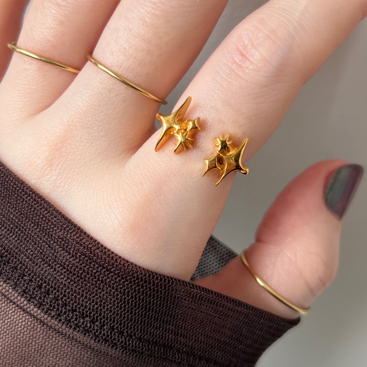 [ gold ] meteor [ free size ]