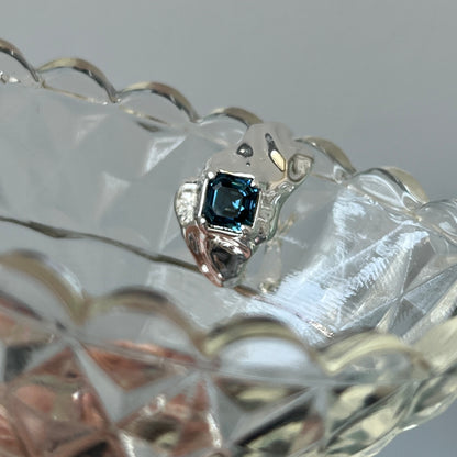 [ montana ]  melt ring  silver  [ free size ]