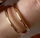 simple double ring [gold]