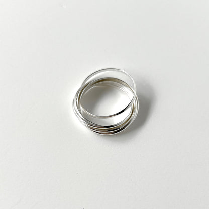 [ silver ] seven ring [ free size ]