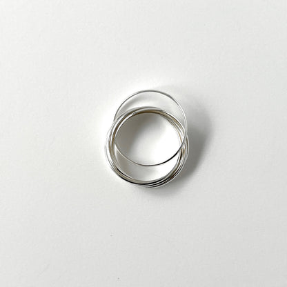 [ silver ] seven ring [ free size ]