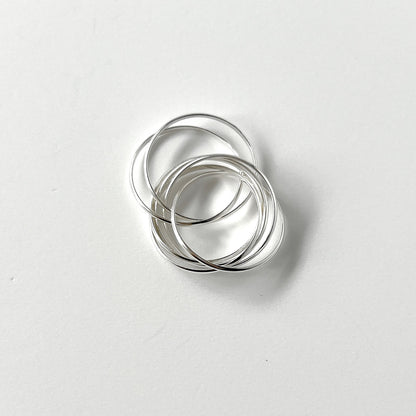 [ silver ] seven ring [ free size ]