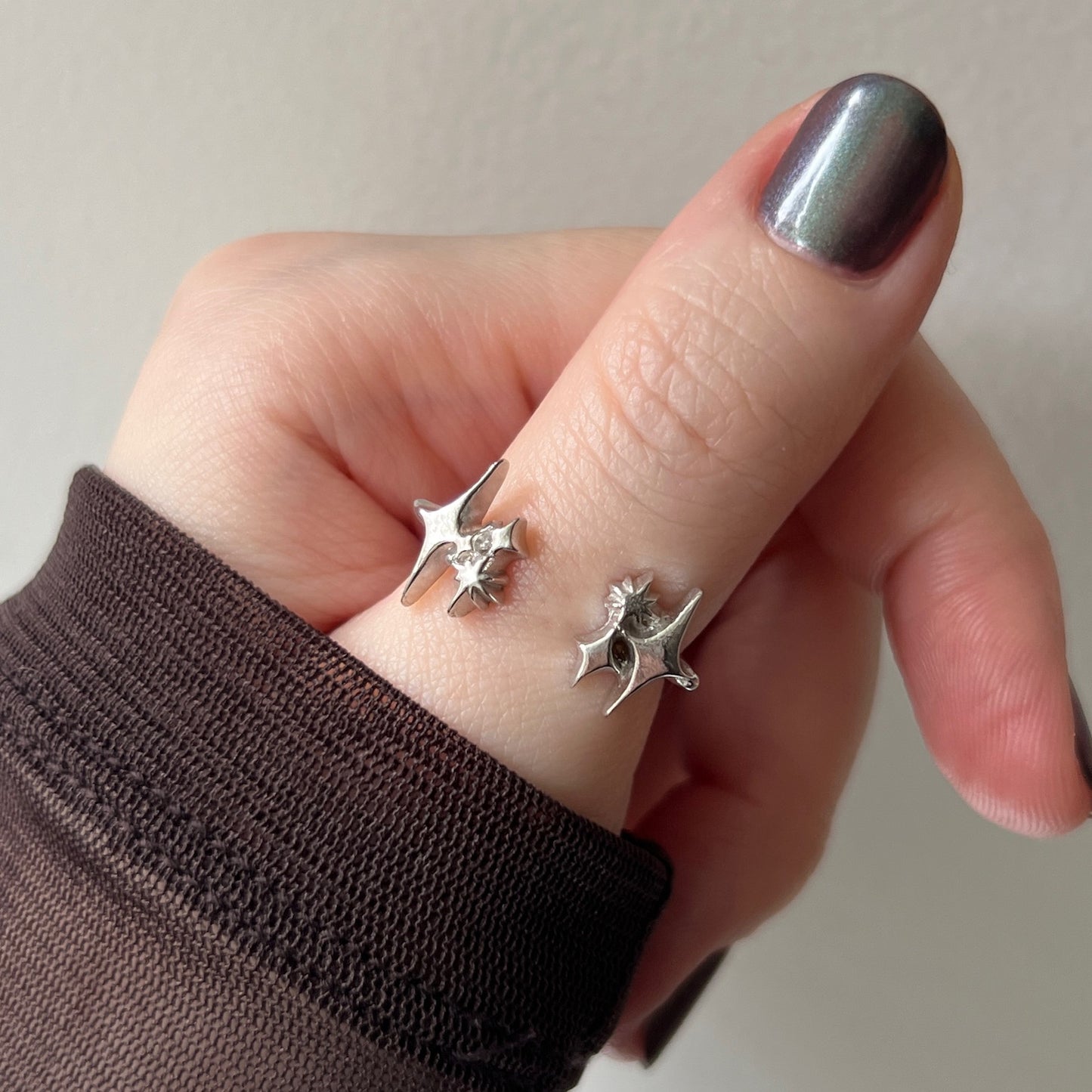 [ silver ] meteor [ free size ]