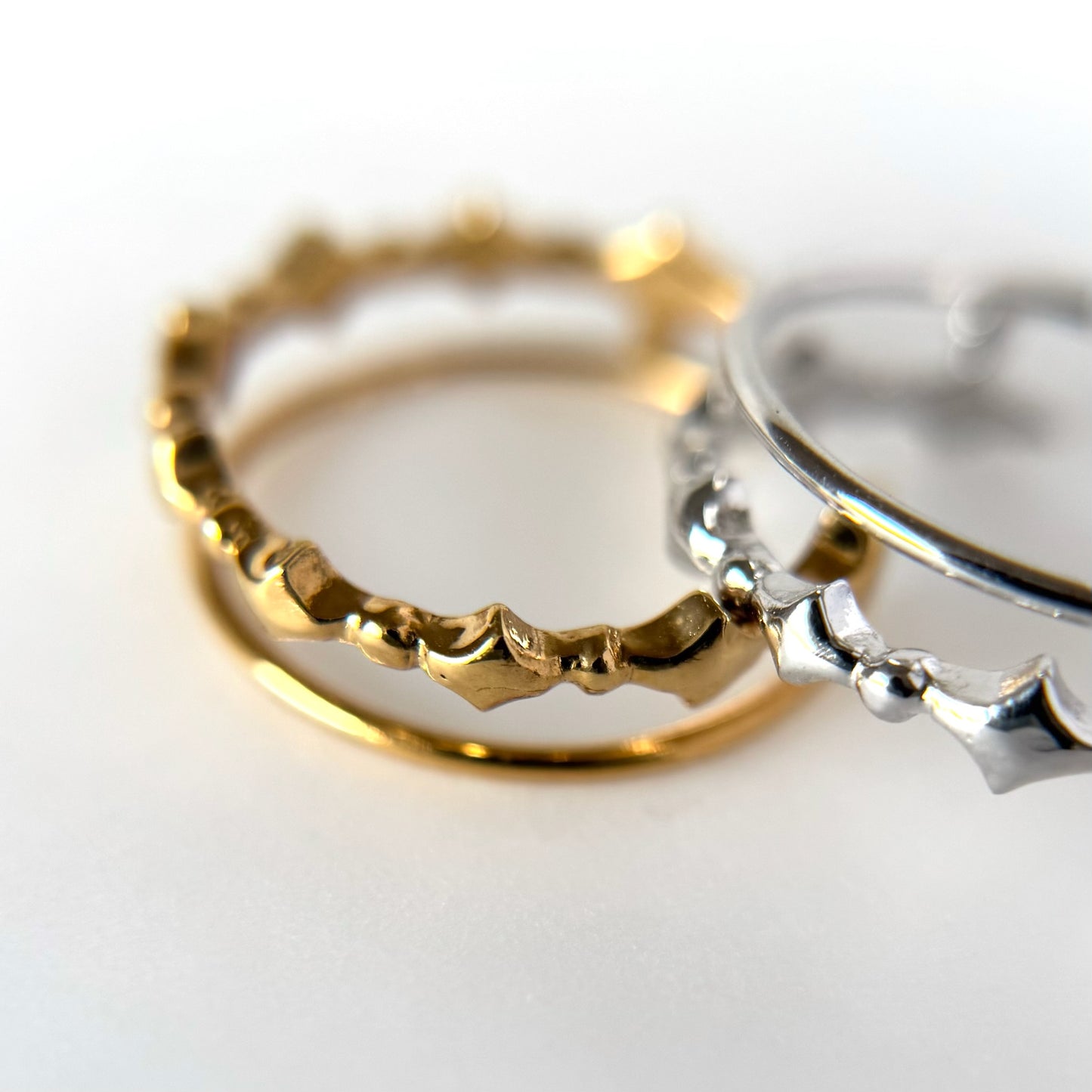 [ gold ] stella wreath ring [ free size ]