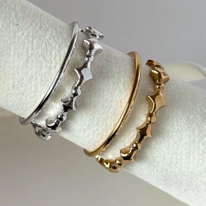 [ gold ] stella wreath ring [ free size ]