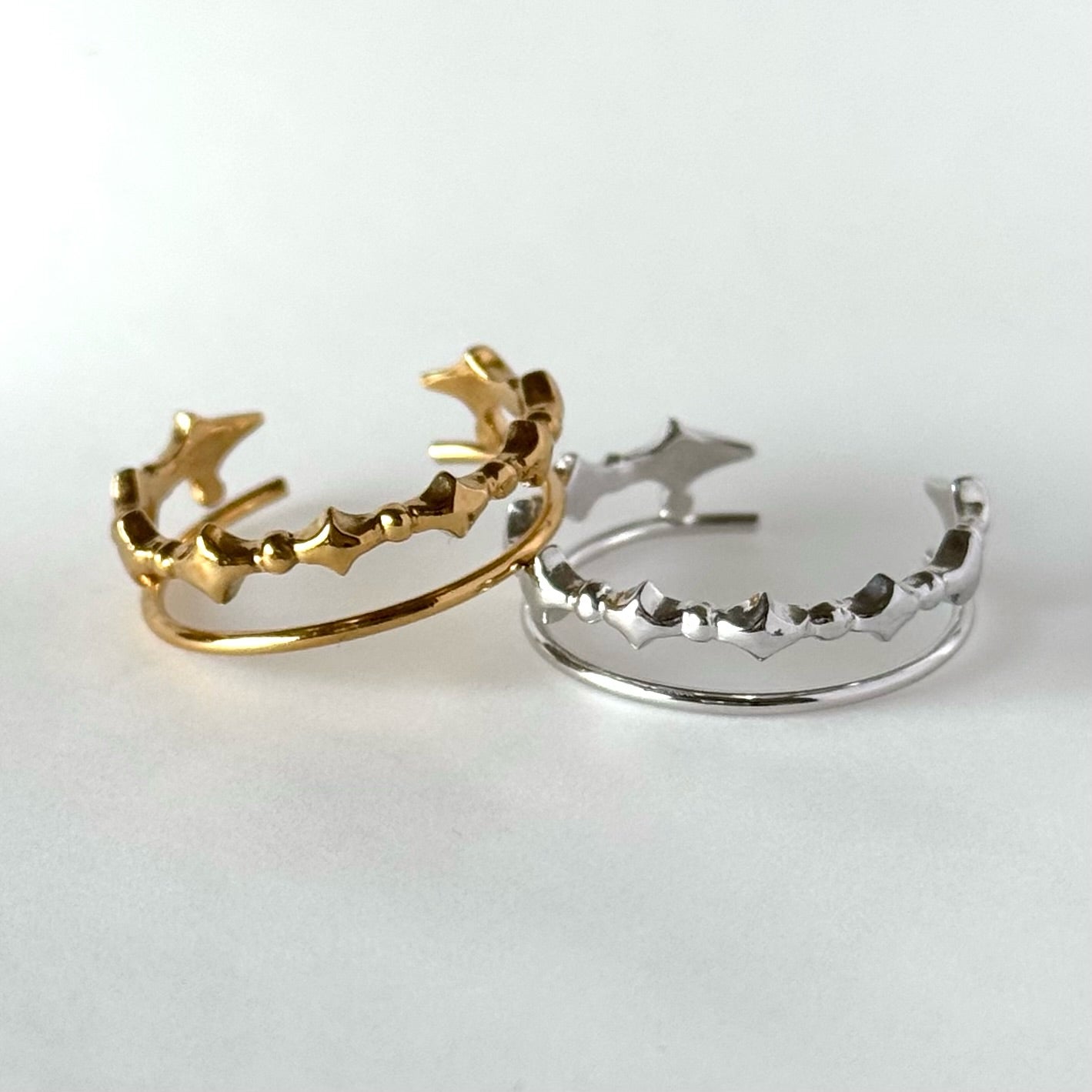 [ gold ] stella wreath ring [ free size ]