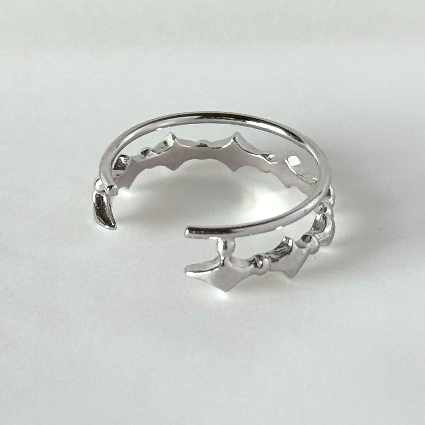 [ silver ] stella wreath ring [ free size ]