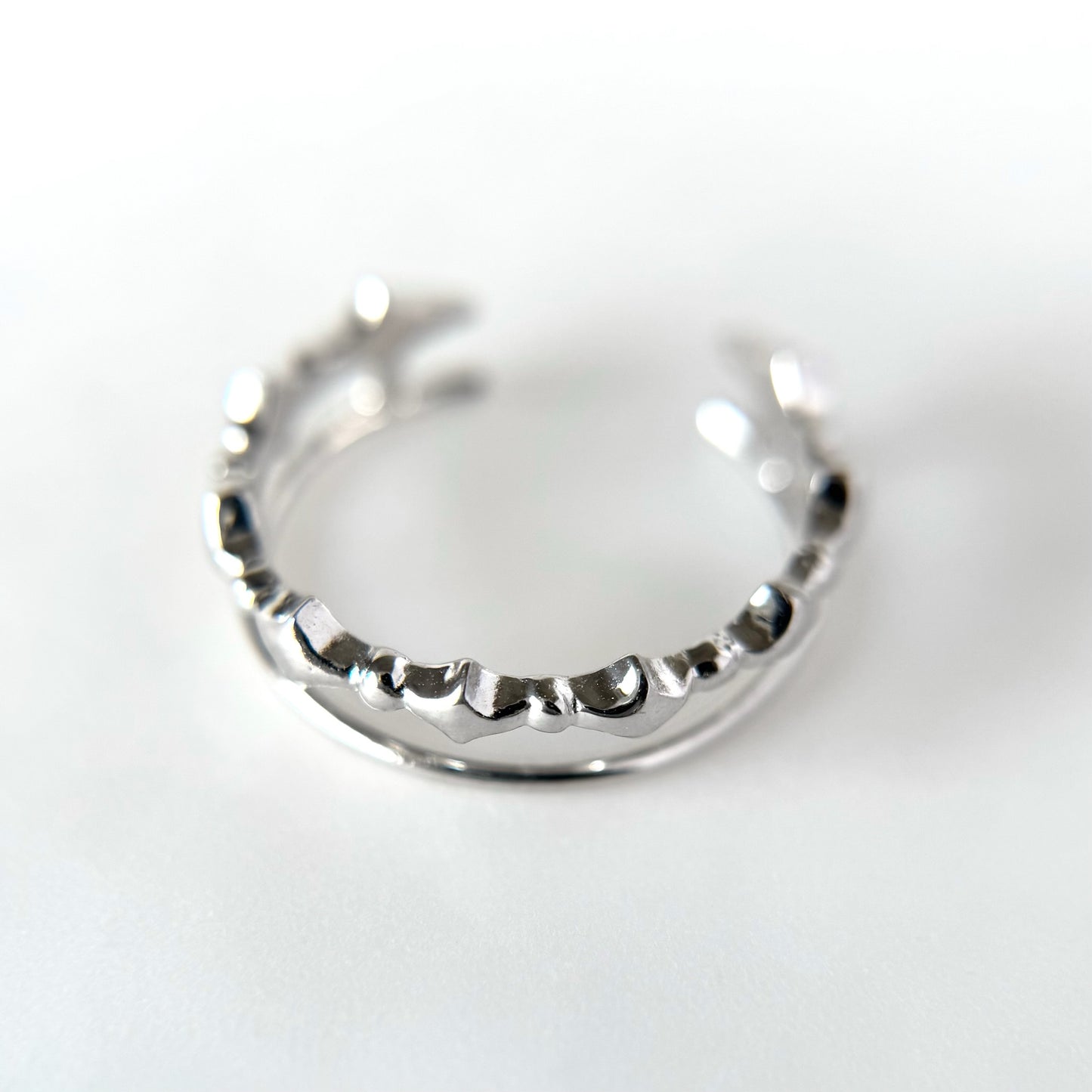 [ silver ] stella wreath ring [ free size ]