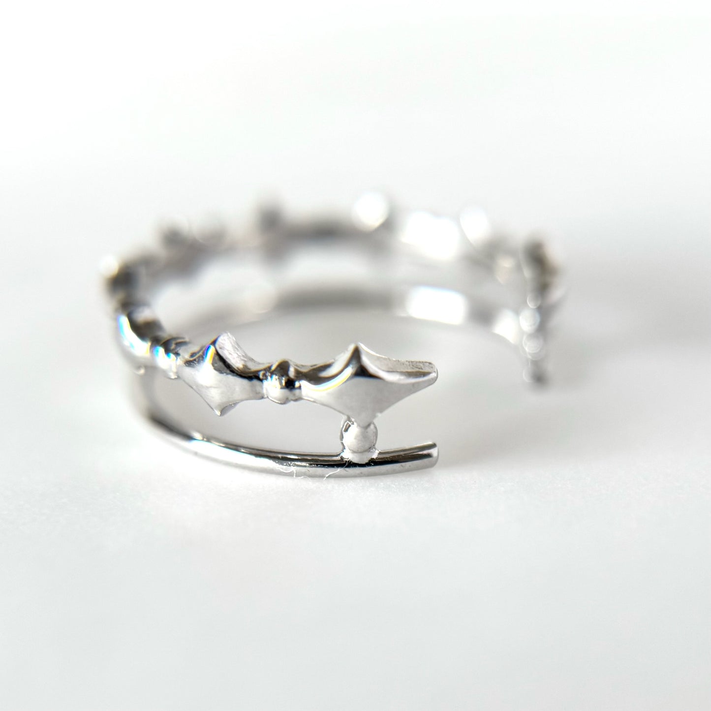 [ silver ] stella wreath ring [ free size ]