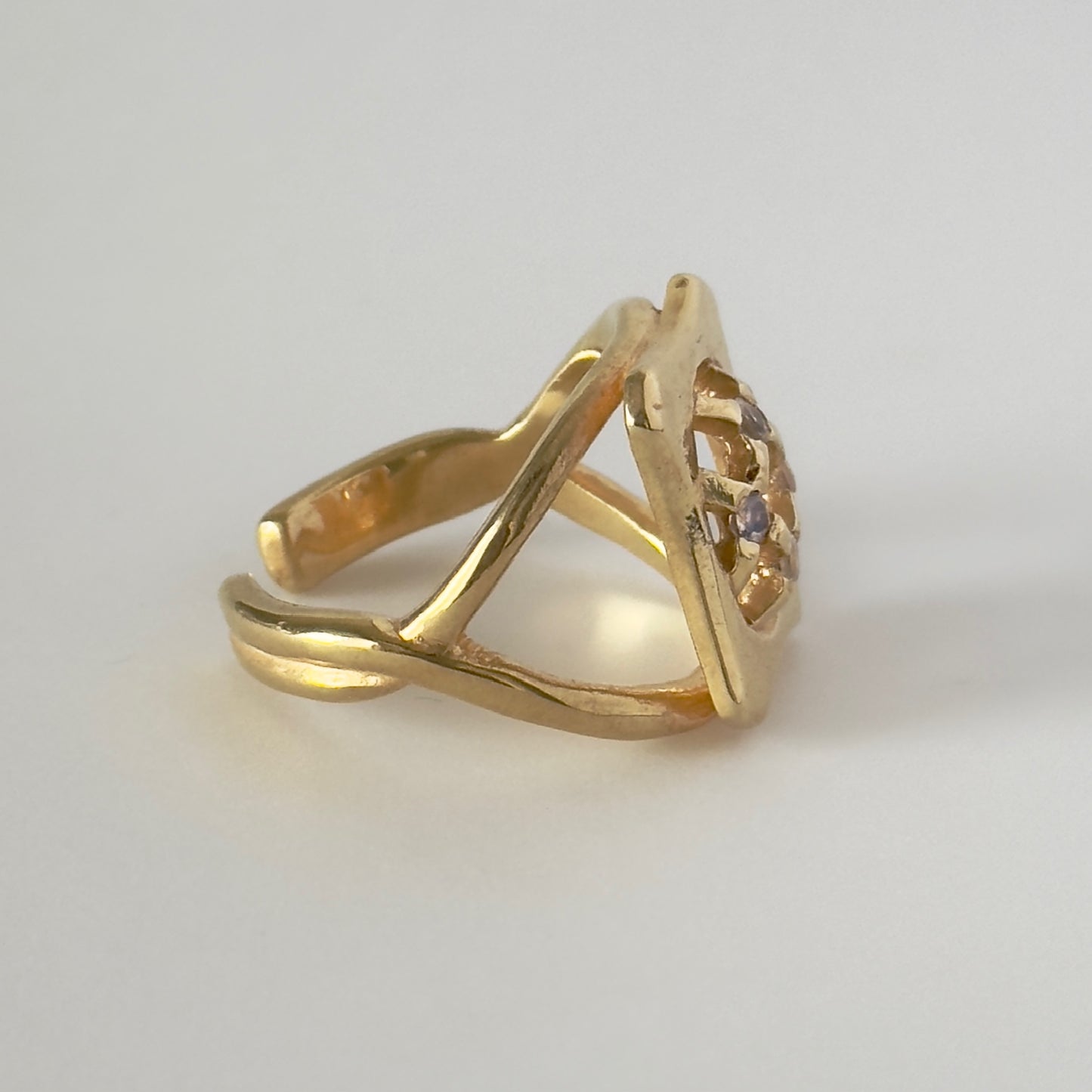 [ moon stone ] apple pie gold [ free size ]