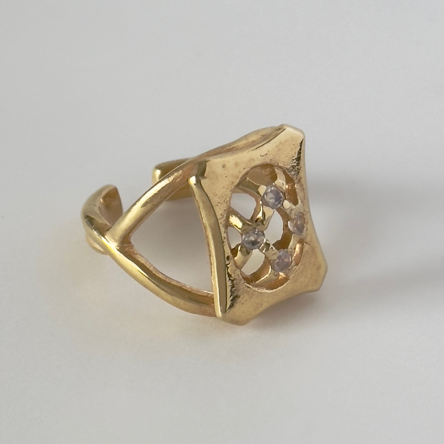 [ moon stone ] apple pie gold [ free size ]