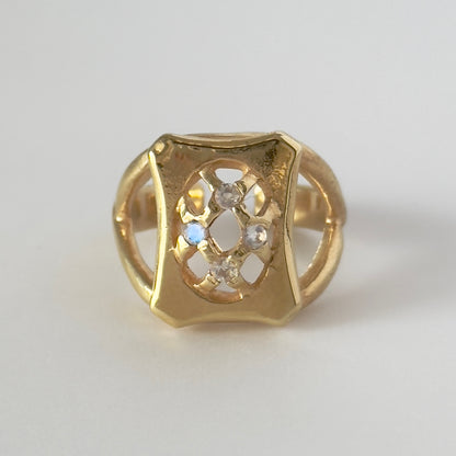 [ moon stone ] apple pie gold [ free size ]