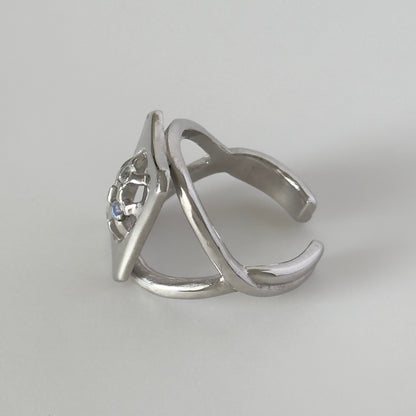 [ moon stone ] apple pie silver [ free size ]
