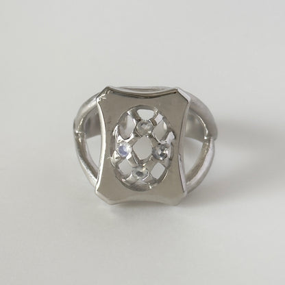 [ moon stone ] apple pie silver [ free size ]